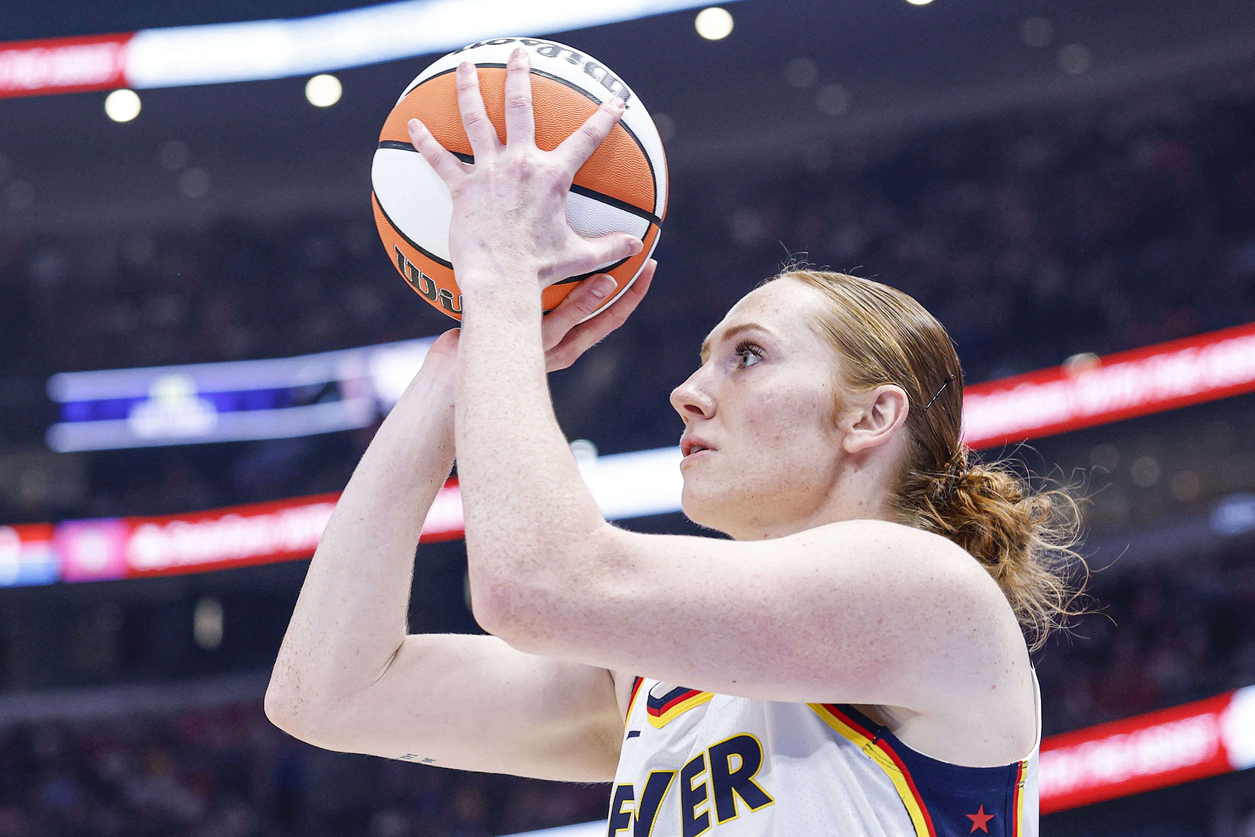 Coach Stephanie White explains Chloe Bibby's importance to the Fever. (Photo: IMAGN)